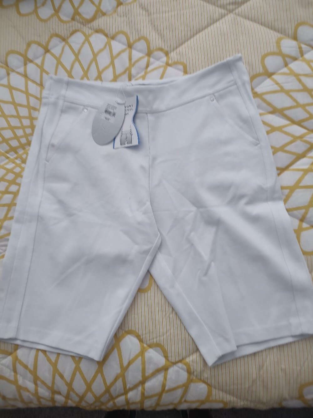 Greg Normal Women's White Golf Shorts Size L